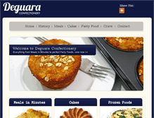 Tablet Screenshot of deguaraconfectionery.com